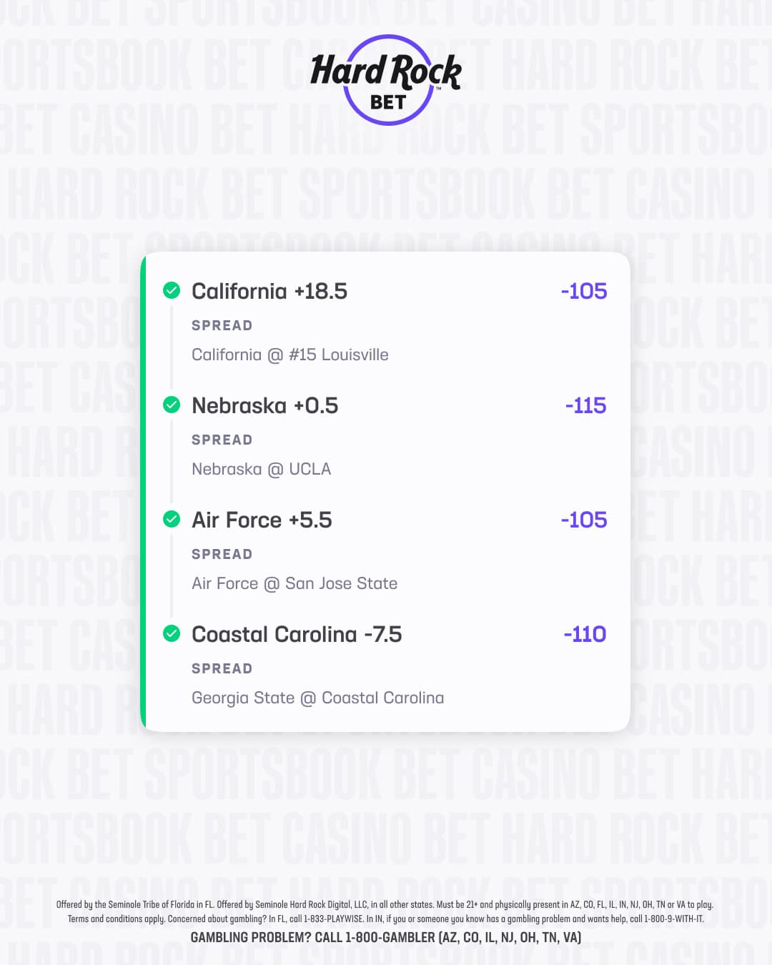 big cfb parlay 4