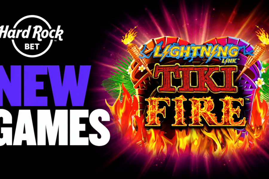 New games at Hard Rock Bet include Lightning Link Tiki Fire