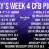 Clay Travis Week 4 College Football Picks