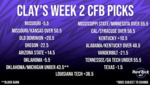 clay travis week 2 cfb picks